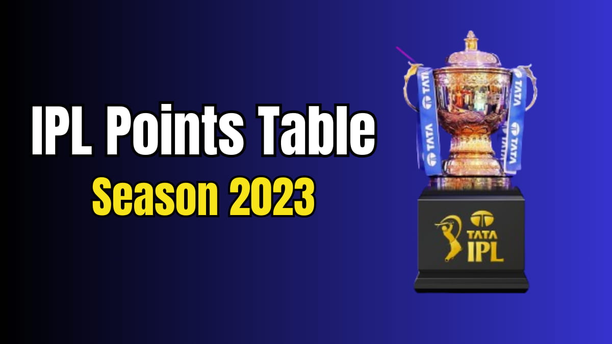 IPL Points Table 2023 Season