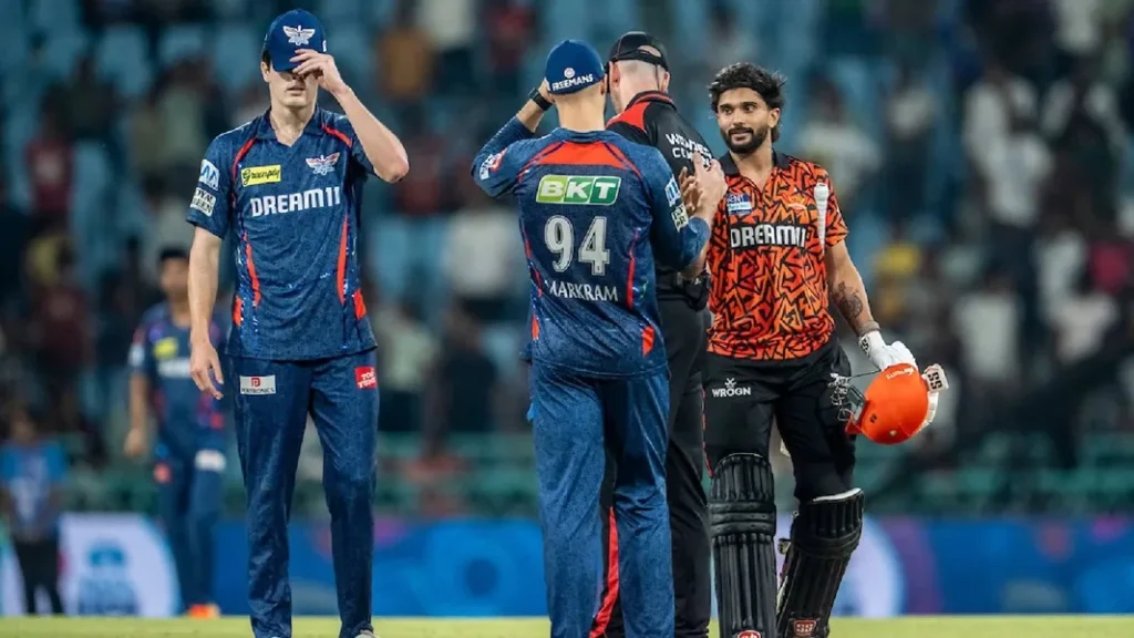 Sunrisers Hyderabad vs Lucknow Super Giants Timeline
