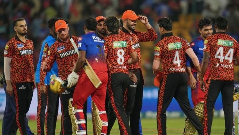Sunrisers Hyderabad vs Royal Challengers Bengaluru Timeline