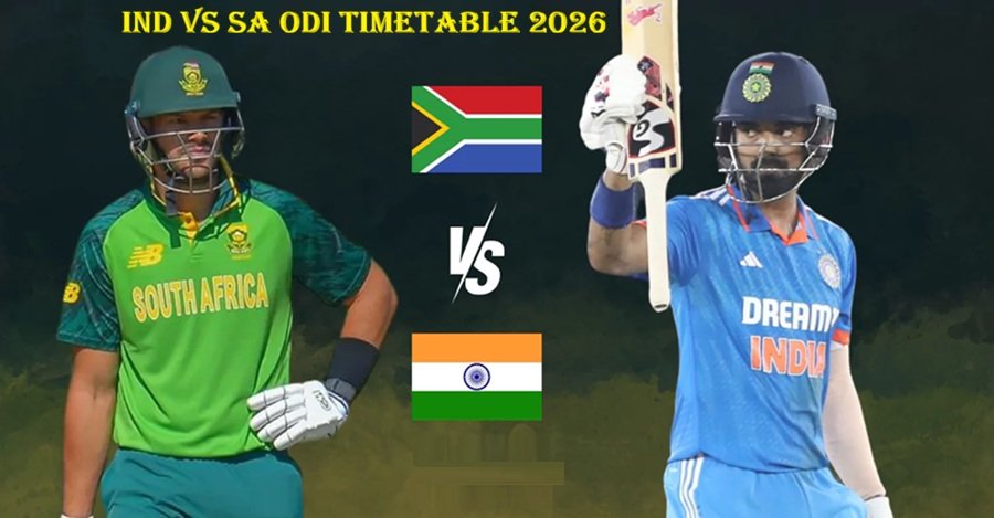 IND vs SA ODI Timetable 2026