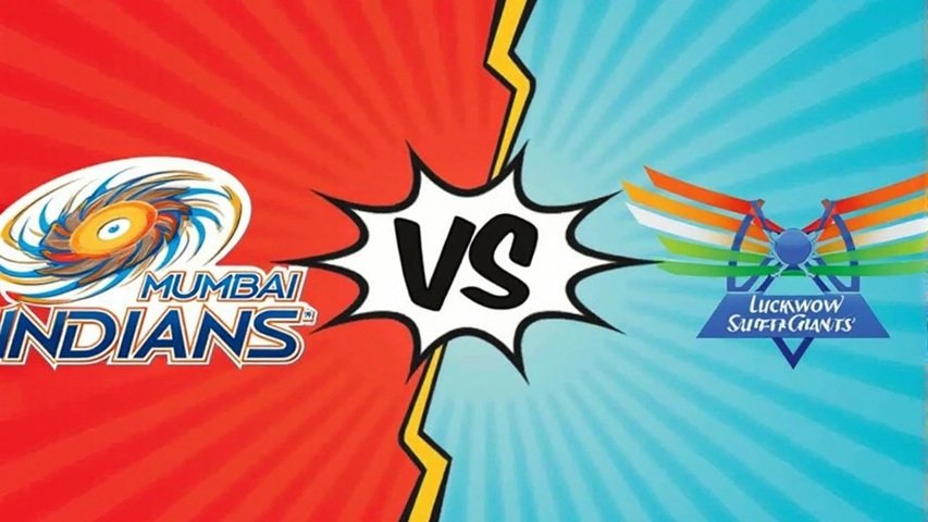 mumbai indians vs lucknow super giants timeline