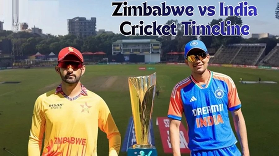 zimbabwe national cricket team vs india national cricket team timeline